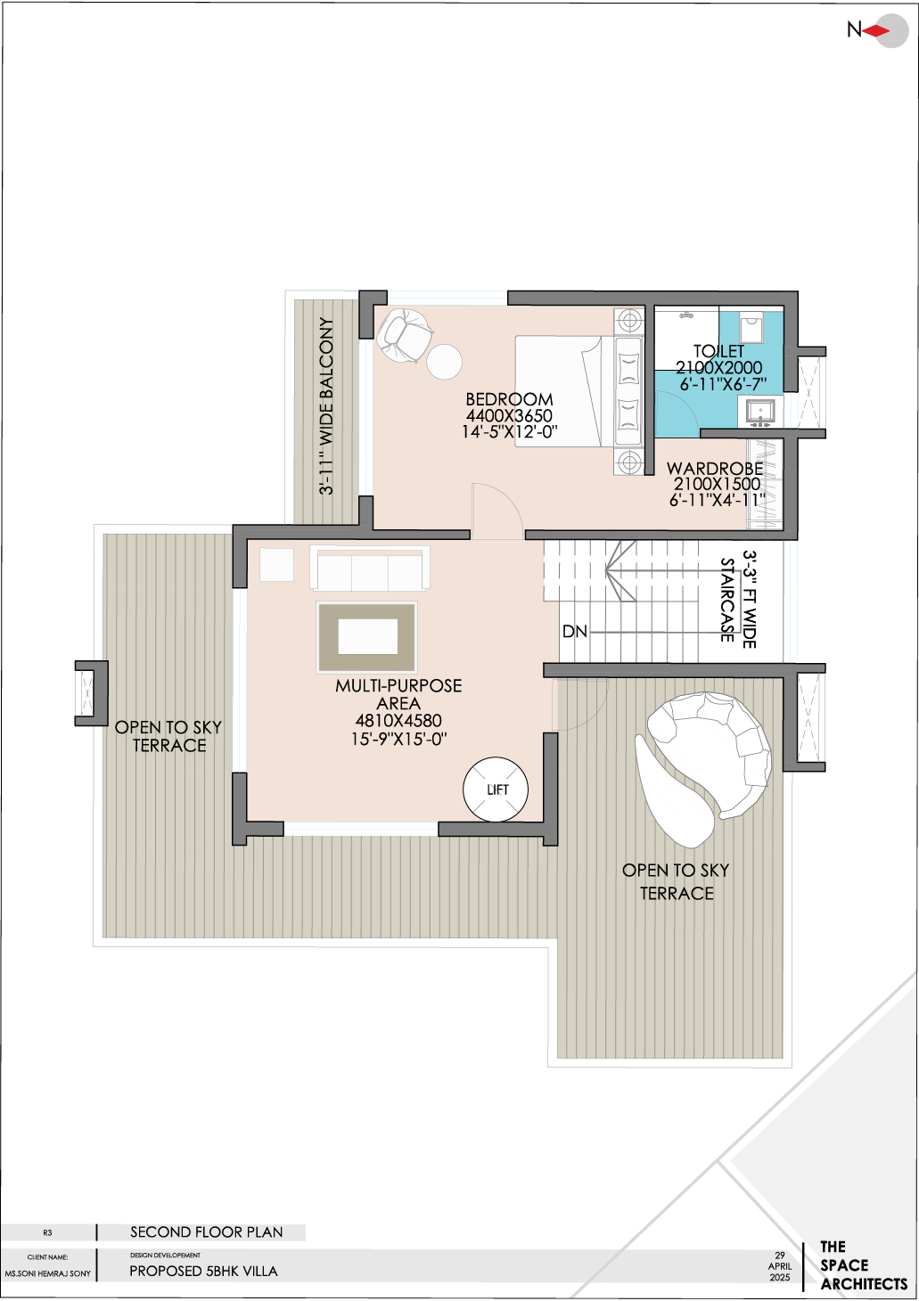 Type 1 Second Floor